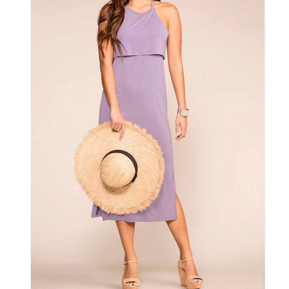 Layer top  midi dress